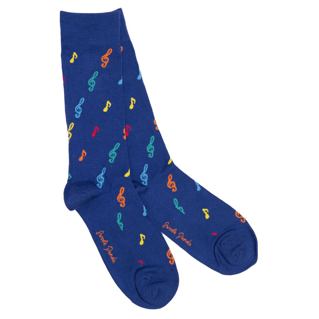 Swole Panda Bamboo Socks - Musical Note