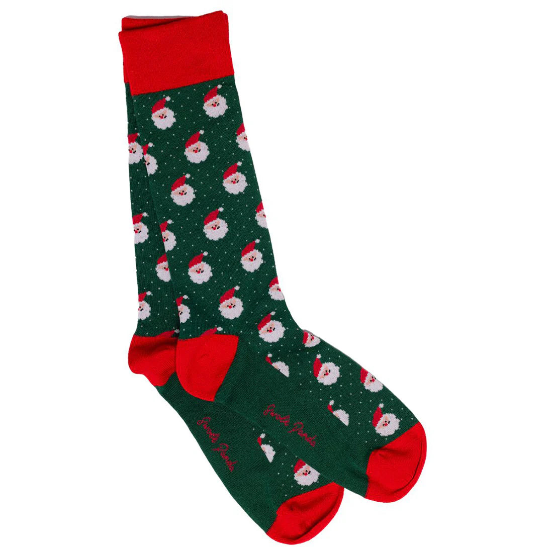 Swole Panda Bamboo Sock - Santa