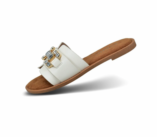Bagatt Diamond Sandal - White