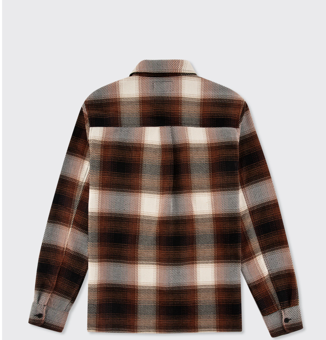 Walker & Hunt Mercer Check Shirt - Mocha