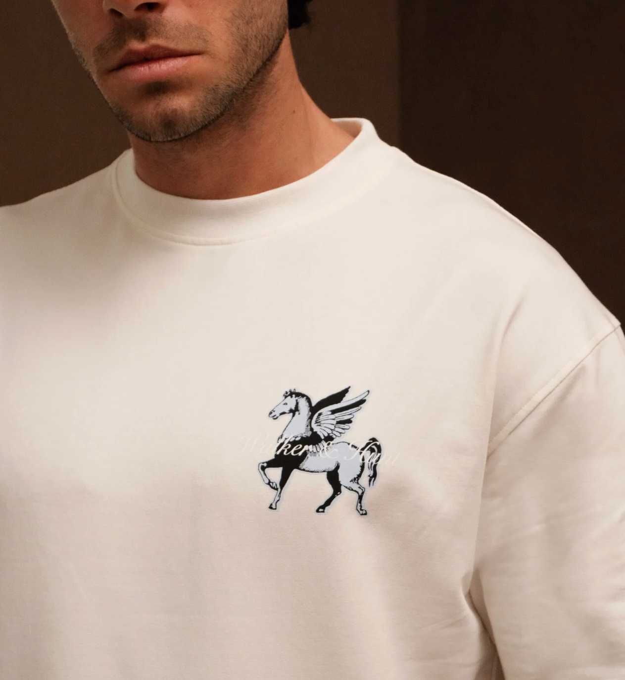 Walker & Hunt Pegasus Tee - White