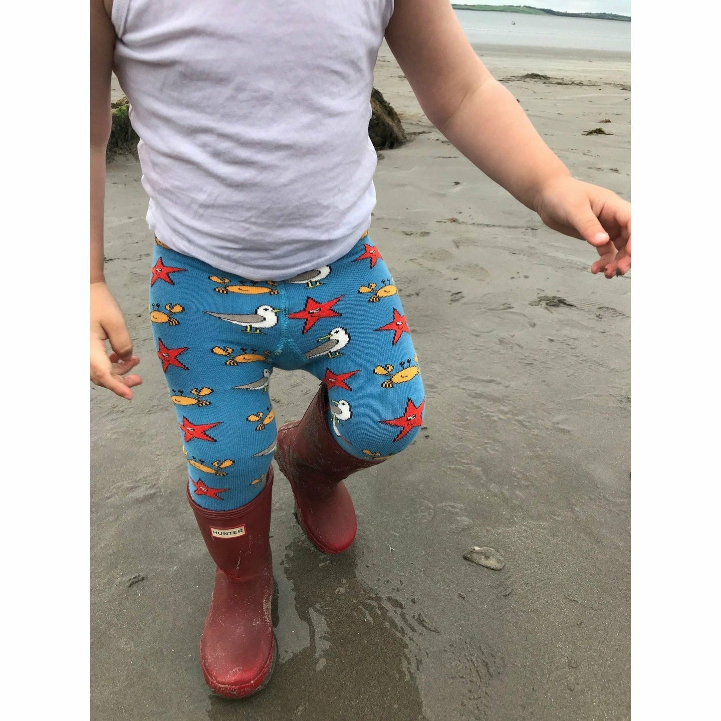 Slugs & Snails Kids Tights - Seaside