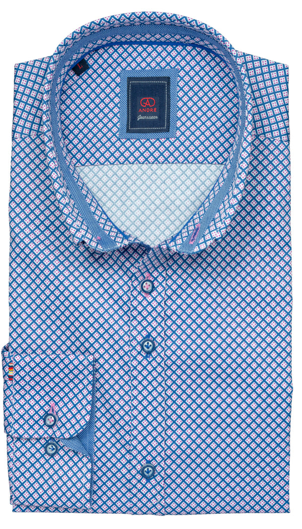 André Jeanswear Shirt - Skean Pink