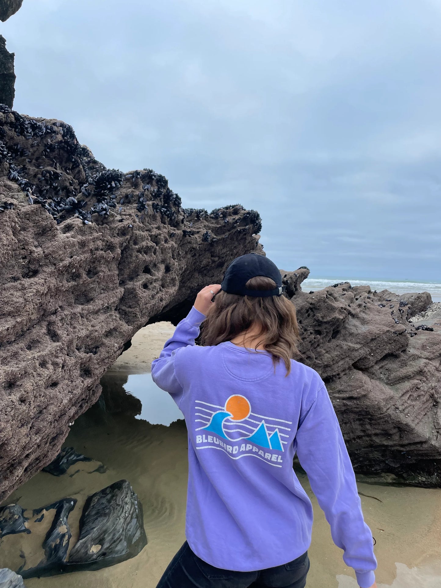 Bleubird Violet Horizon Crew - Violet