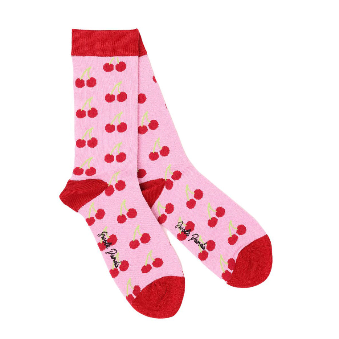Swole Panda Ladies Bamboo Socks - Cherry