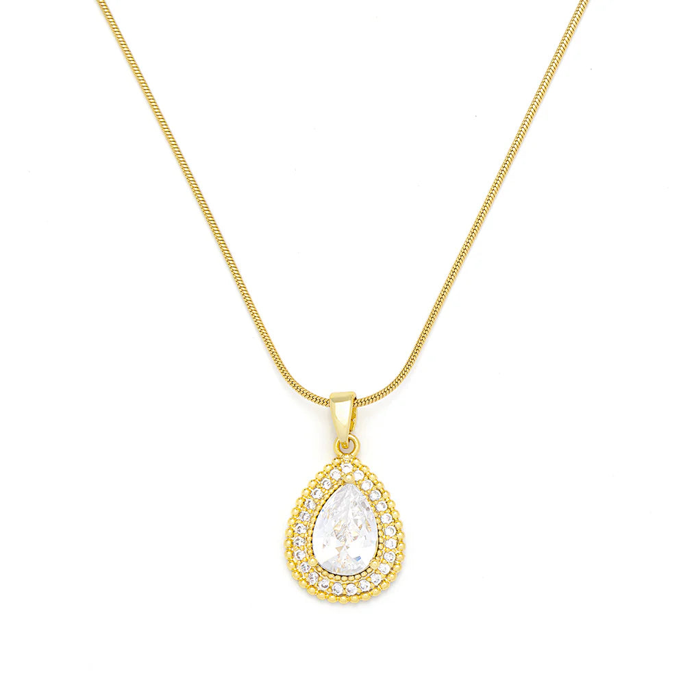 Knight & Day Crystal Teardrop Pendant