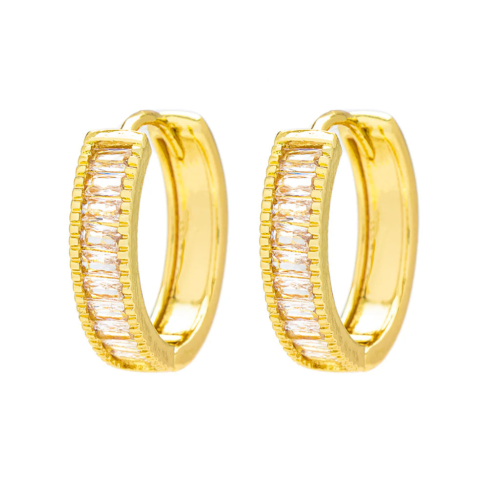 Knight & Day Izabella B Medium Gold Hoops