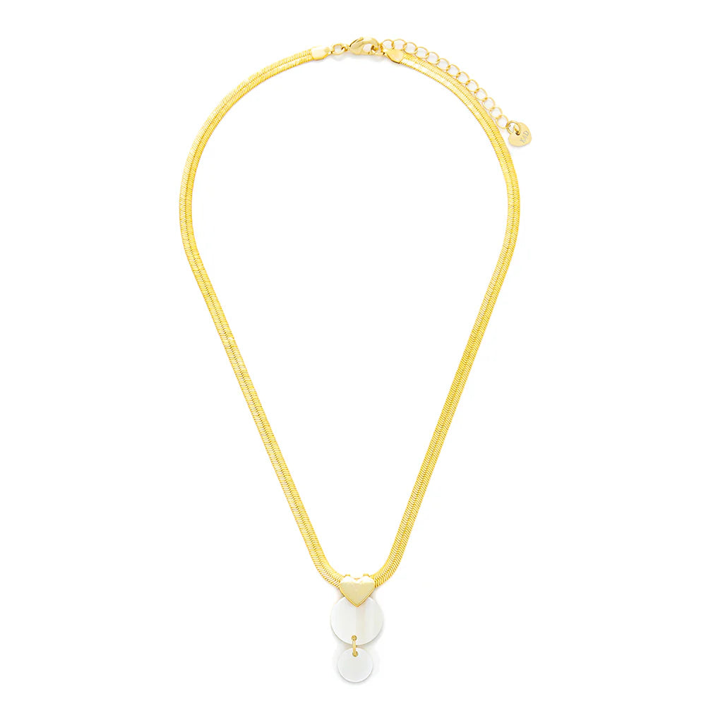 Knight & Day White Shell Necklace