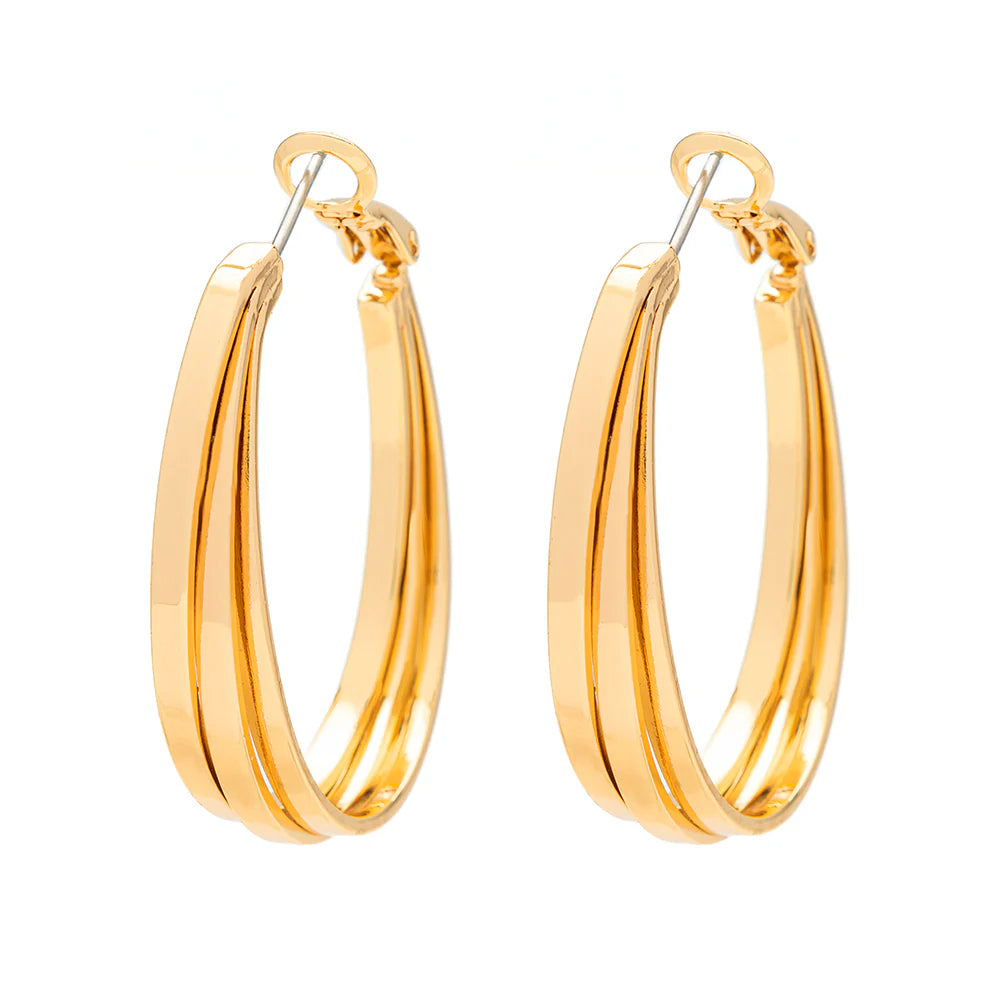 Knight & Day Amalia Gold Hoops