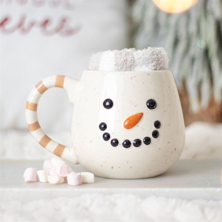 Something Different Snowman Mug & Socks Set