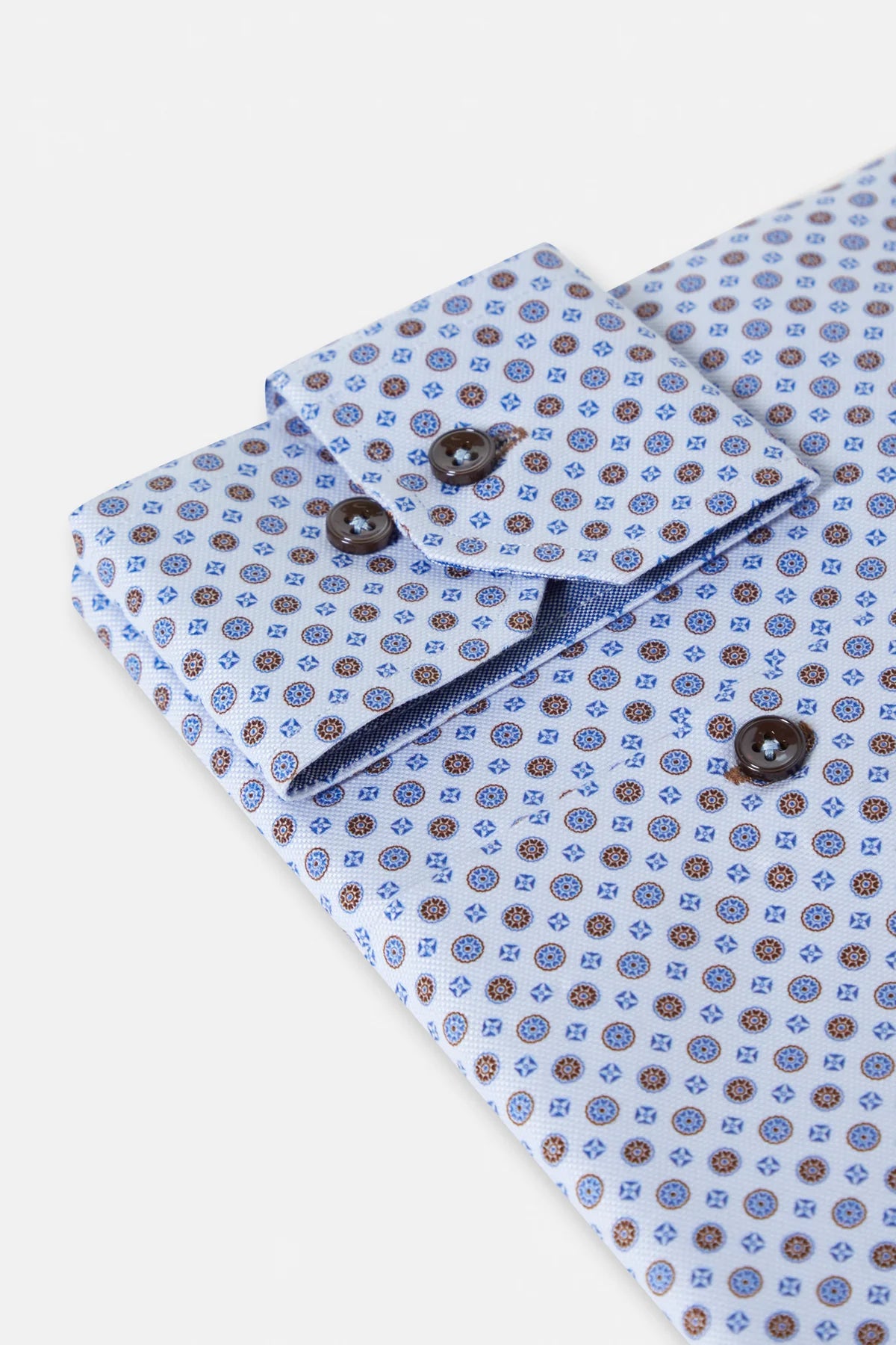 Benetti Taunton Long Sleeve Shirt - Brown