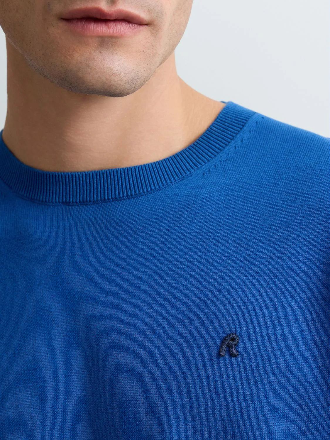 Replay Crew Neck Jumper - Blue