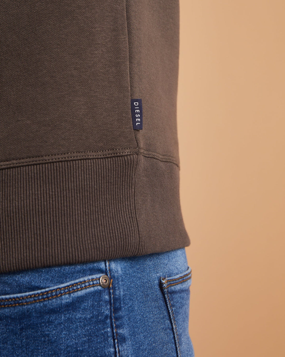 Diesel Urban Half Zip - Peat Moss