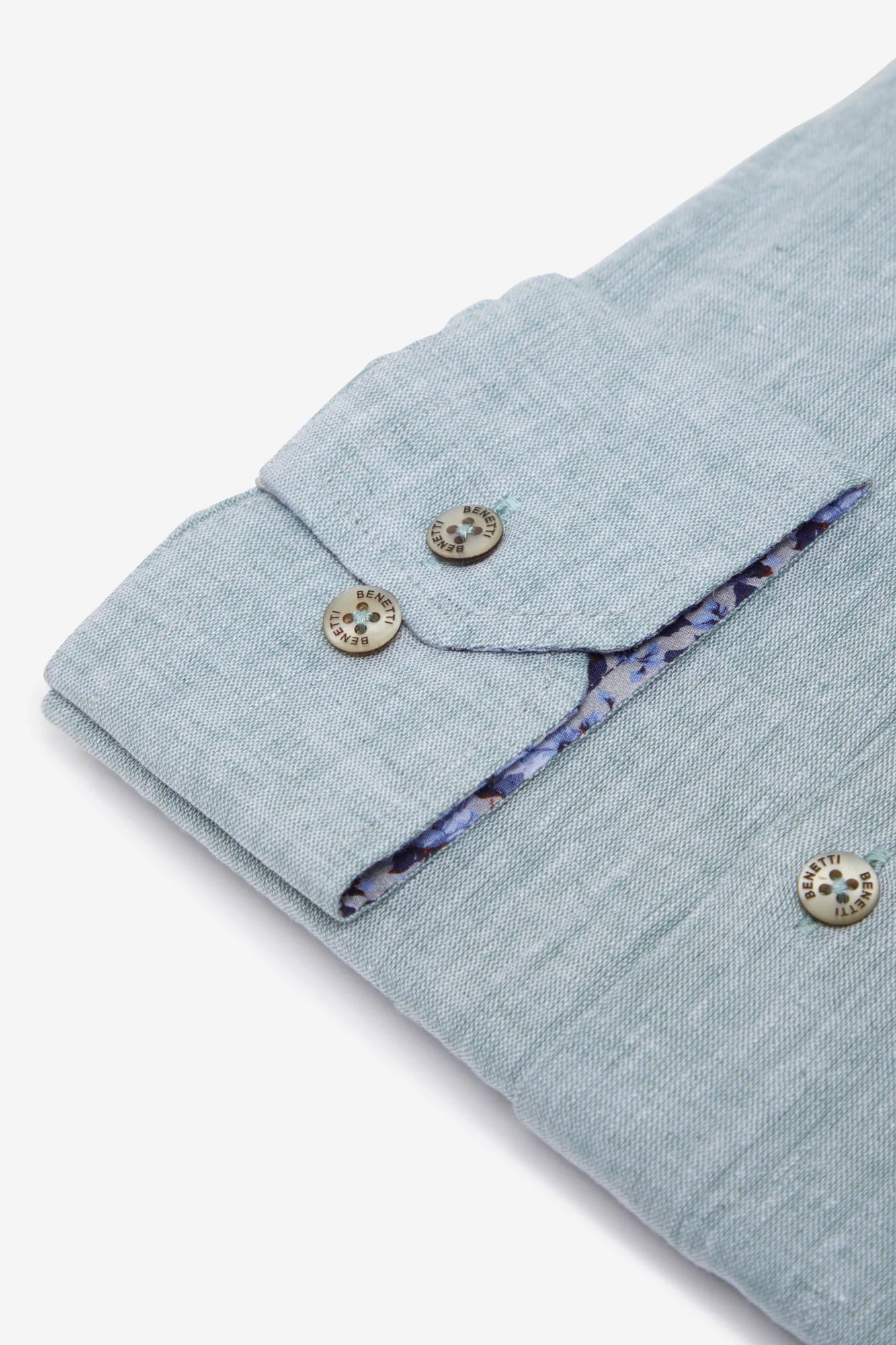 Benetti Victor Long Sleeve Shirt - Sage