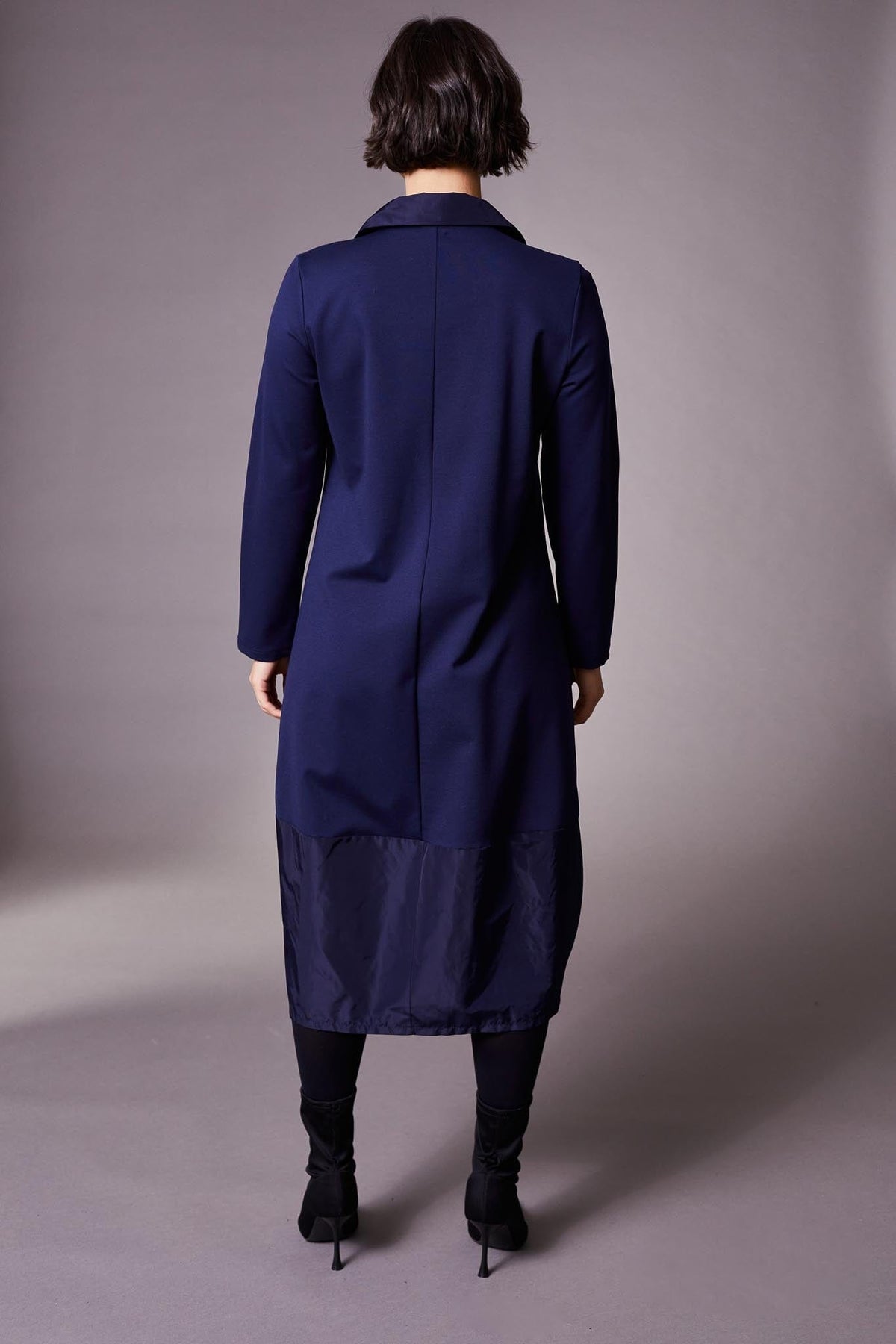 Peruzzi Zip Pocket Dress - Navy