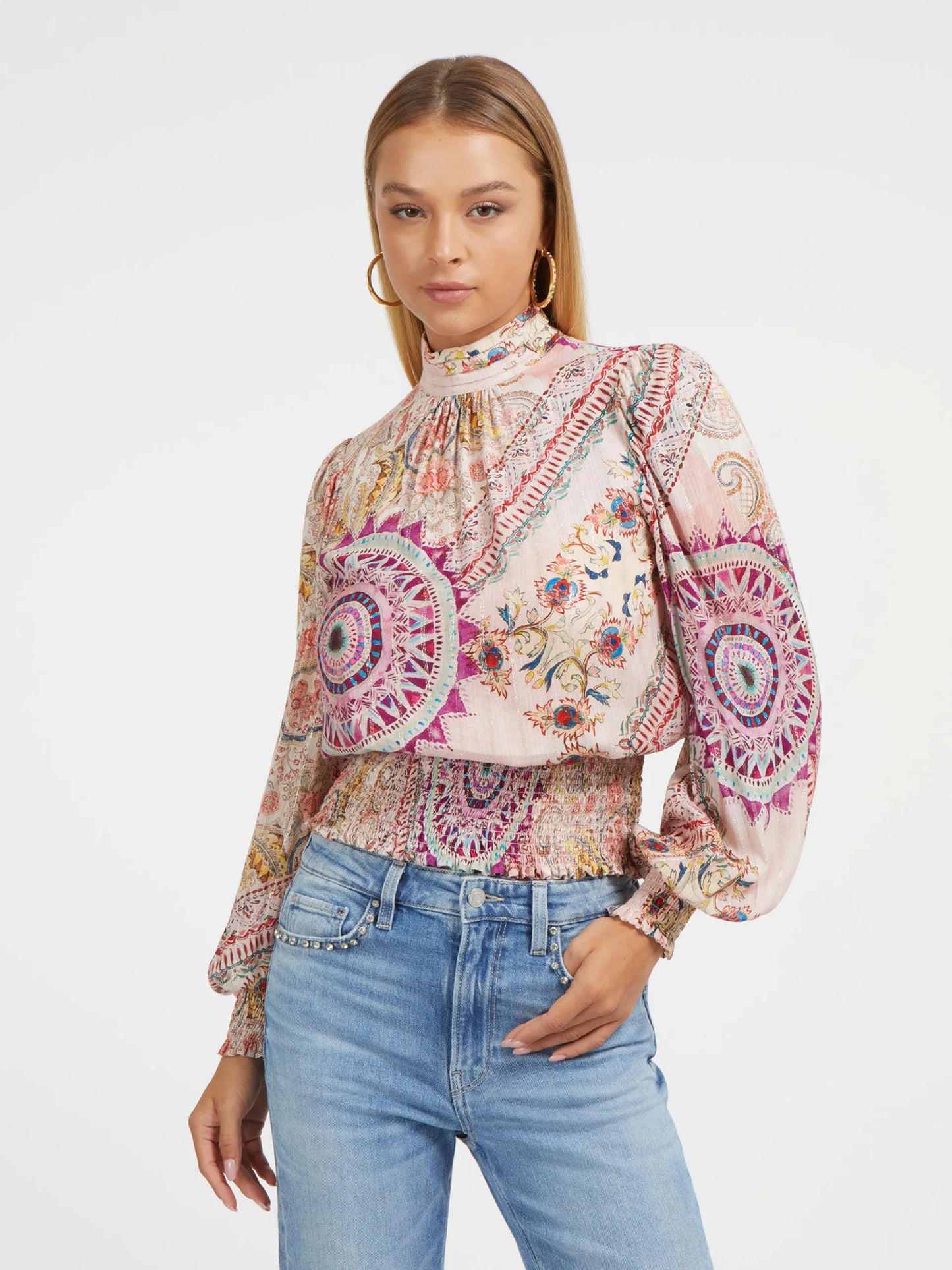 Guess Long-Sleeve Monique Top