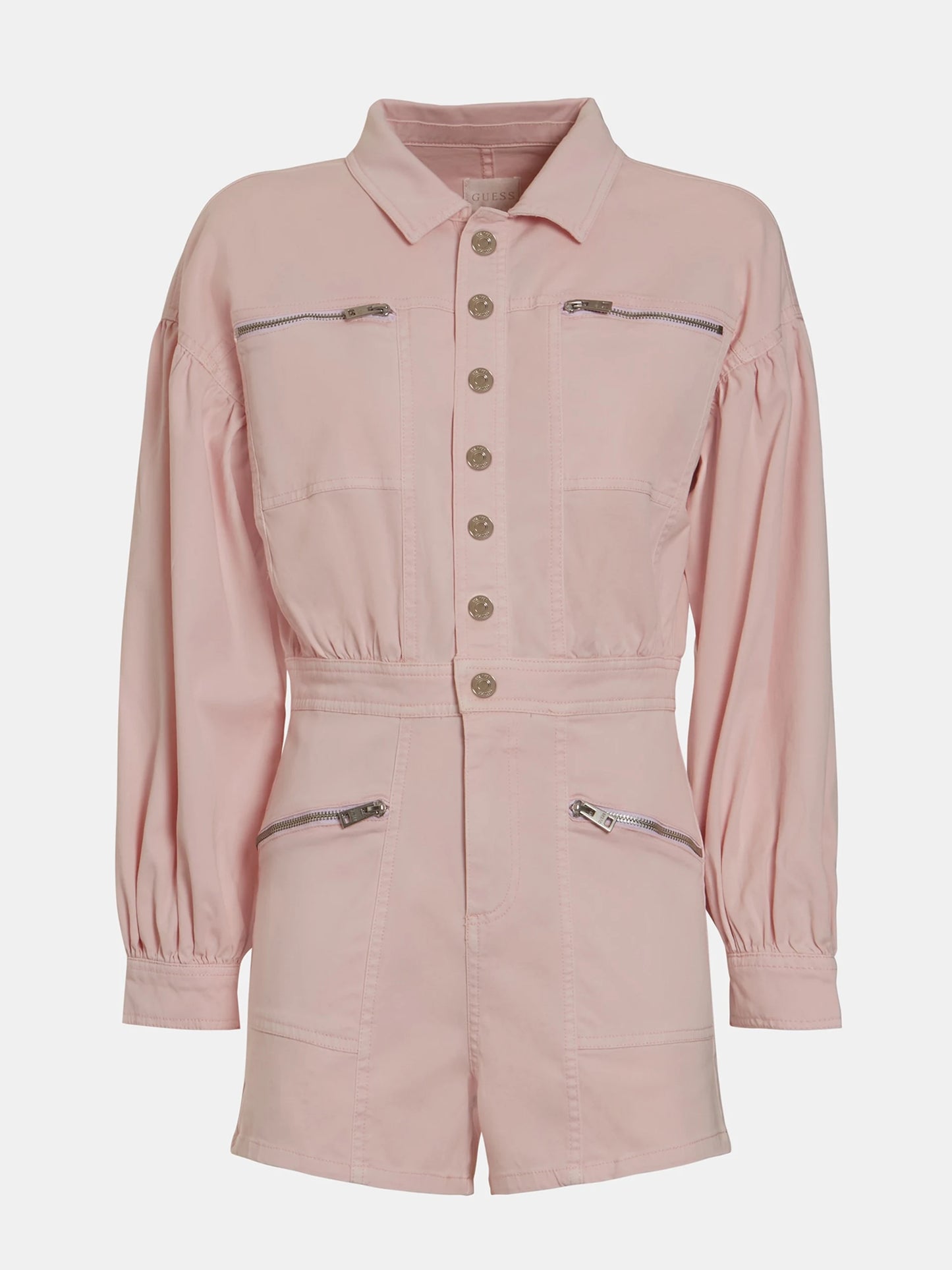Guess Denim Playsuit - Pink