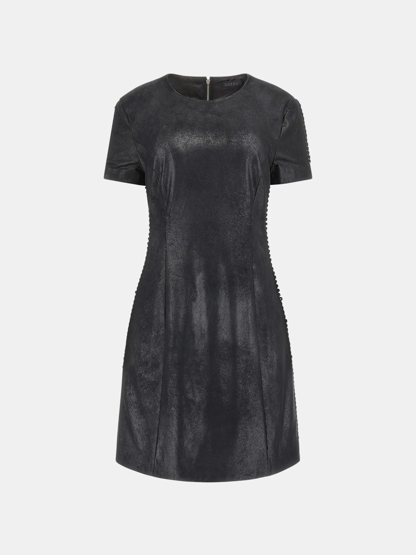 Guess Svena Faux Suede Mini Dress- Black