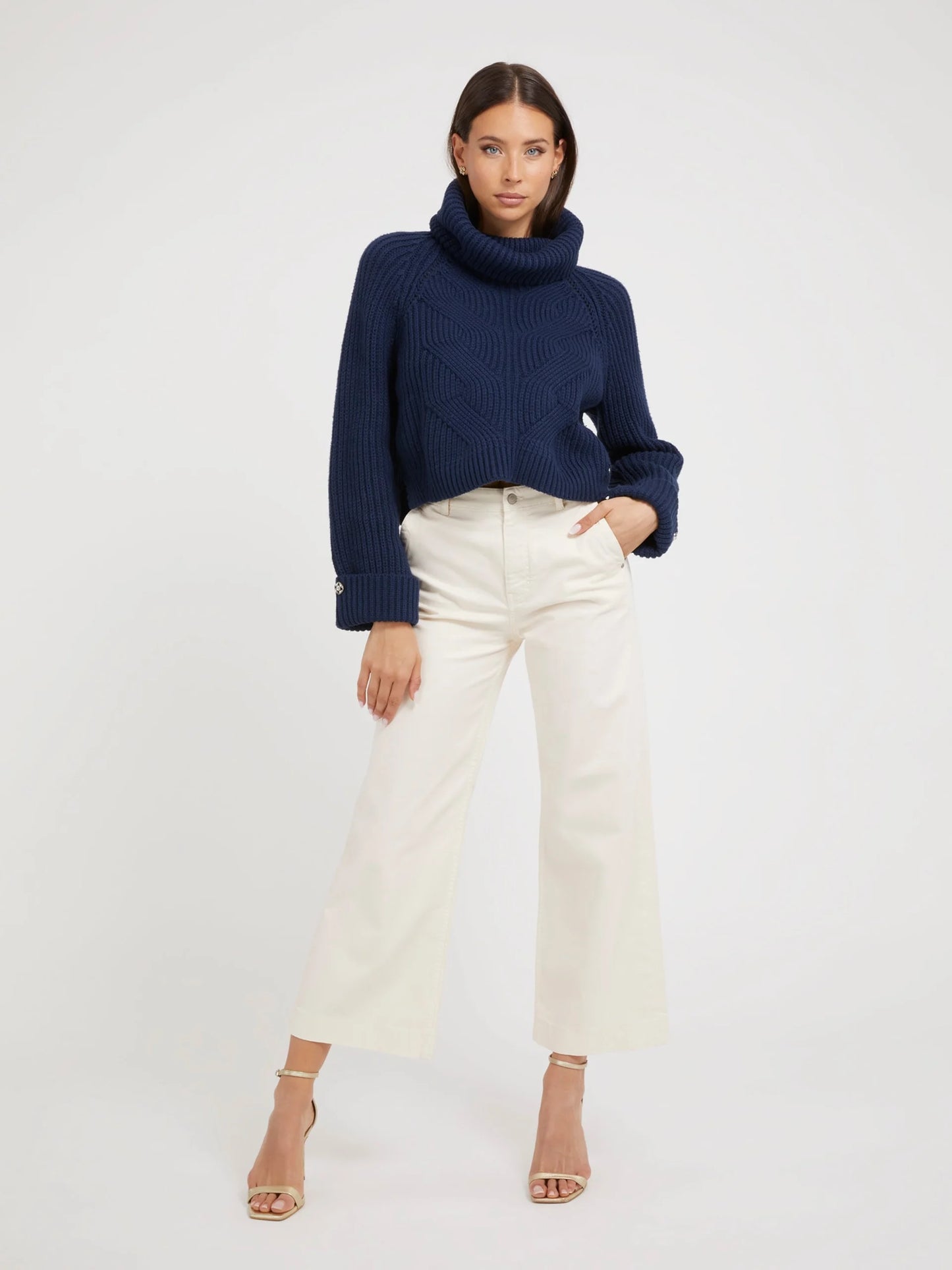 Guess Lois Turtle Neck Knit Jumper
