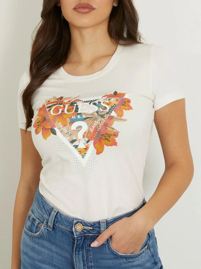 Guess Tropical Triangle Tee