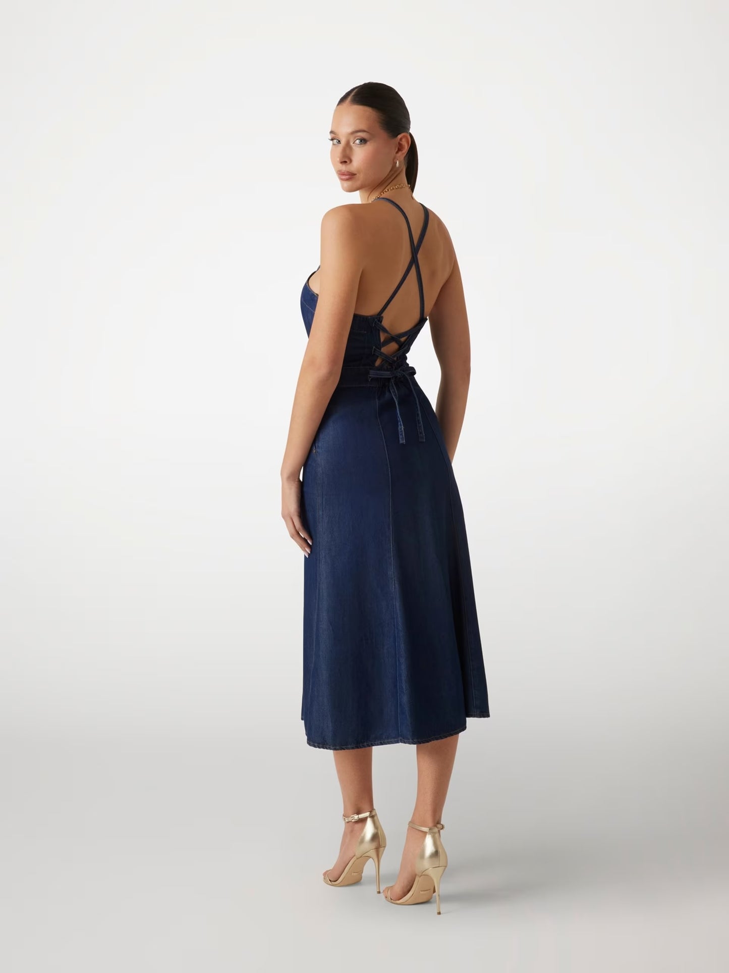Guess Enda Midi Denim Dress