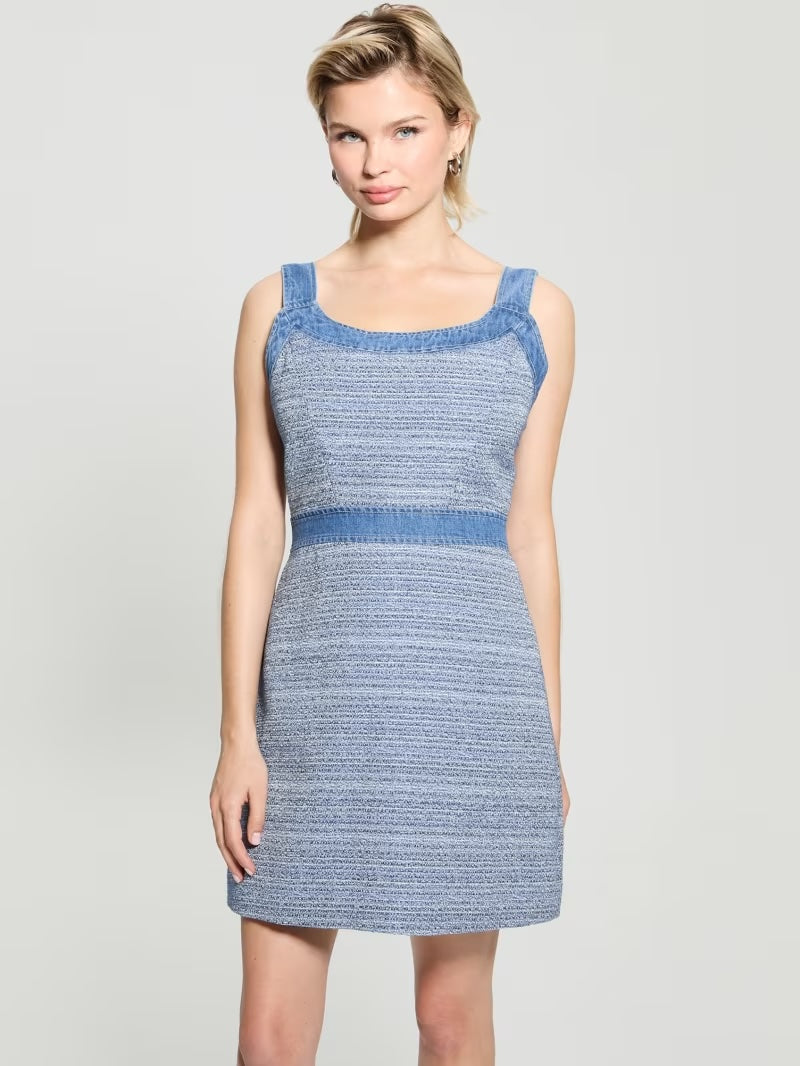 Guess Elsie Tweed Denim Dress