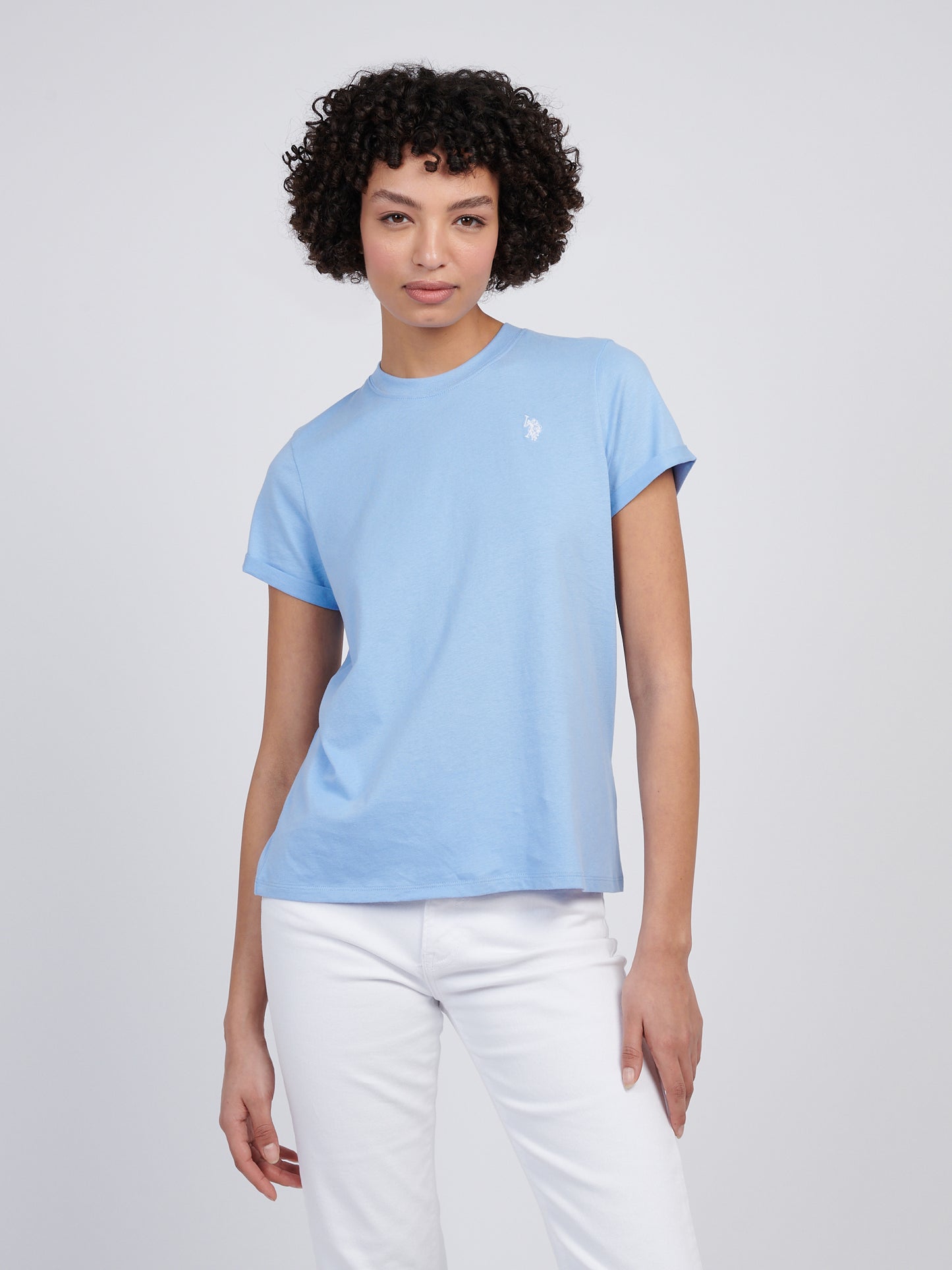 U.S. POLO ASSN. Crew Neck Tee - Vista Blue