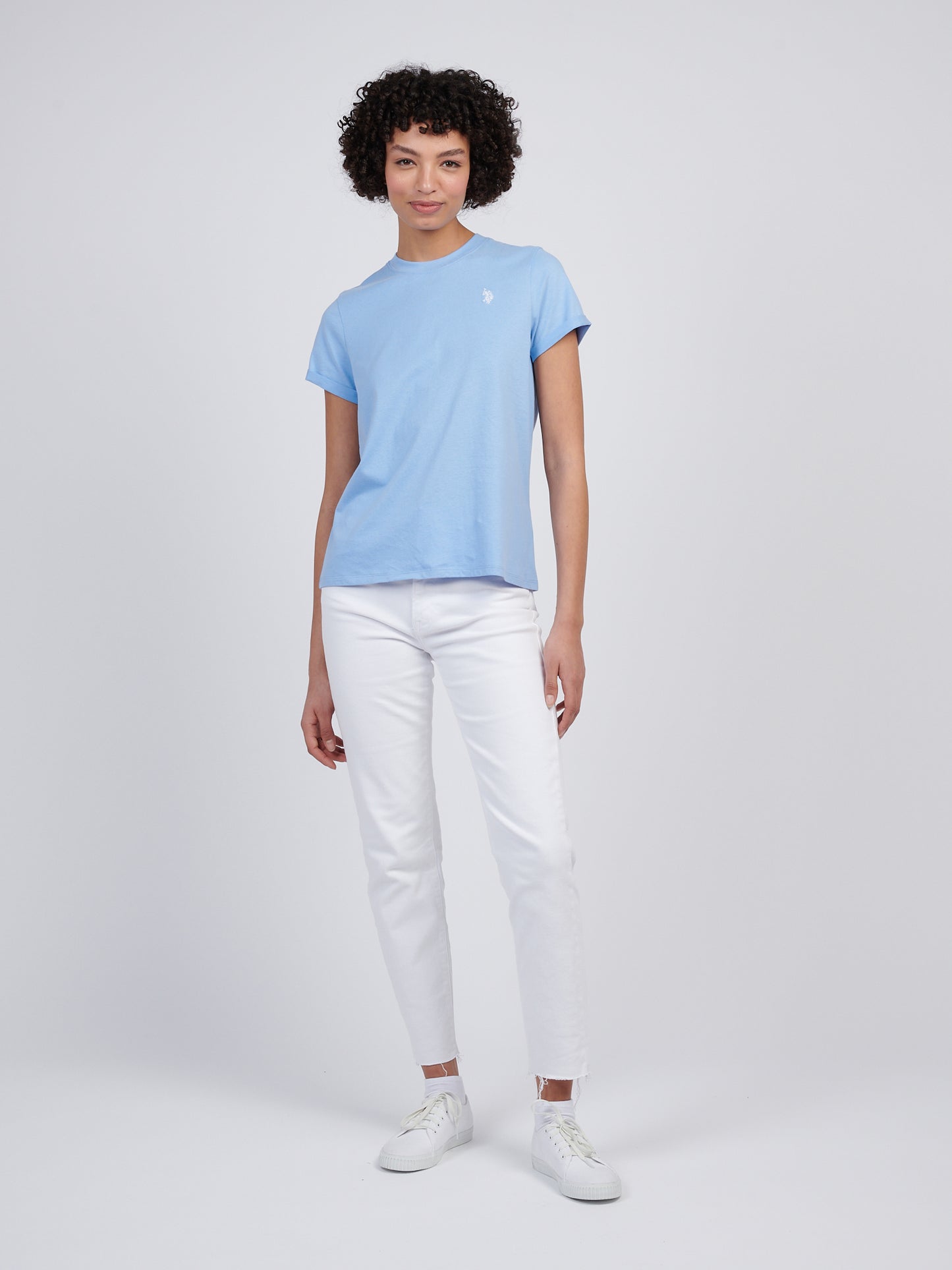 U.S. POLO ASSN. Crew Neck Tee - Vista Blue
