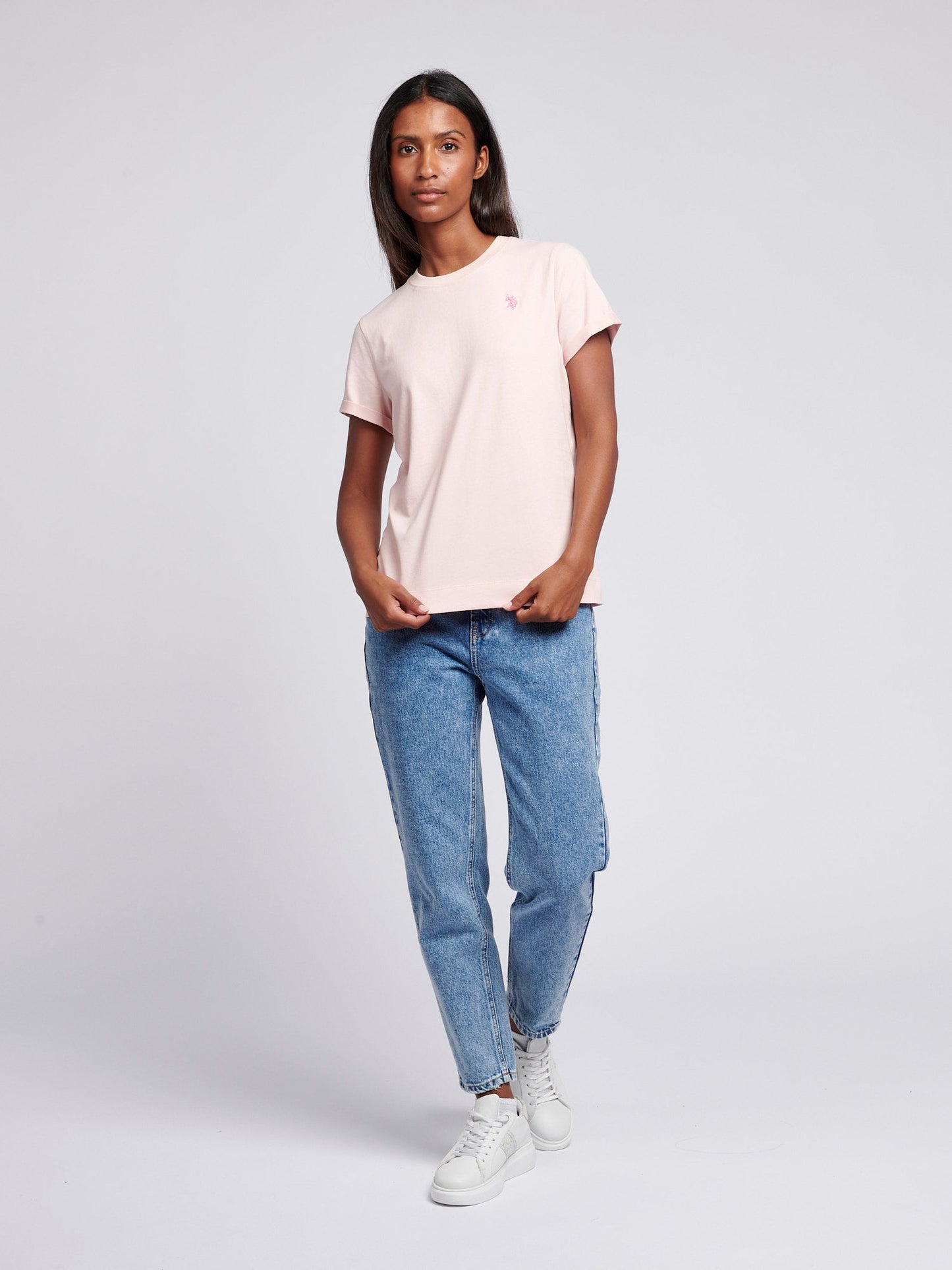 U.S. Polo Assn. Crew Neck Tee - Crystal Rose