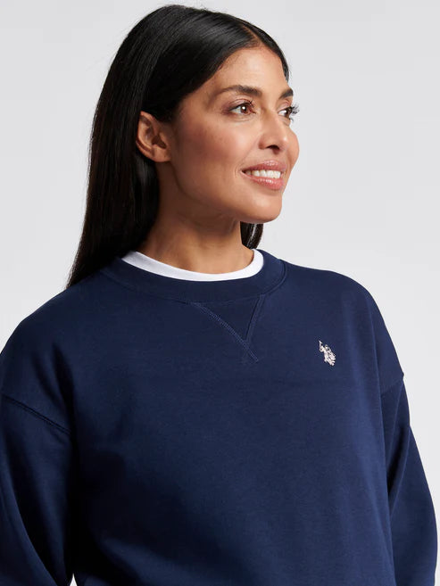 U.S. POLO ASSN. Crew Sweatshirt - Navy Iris