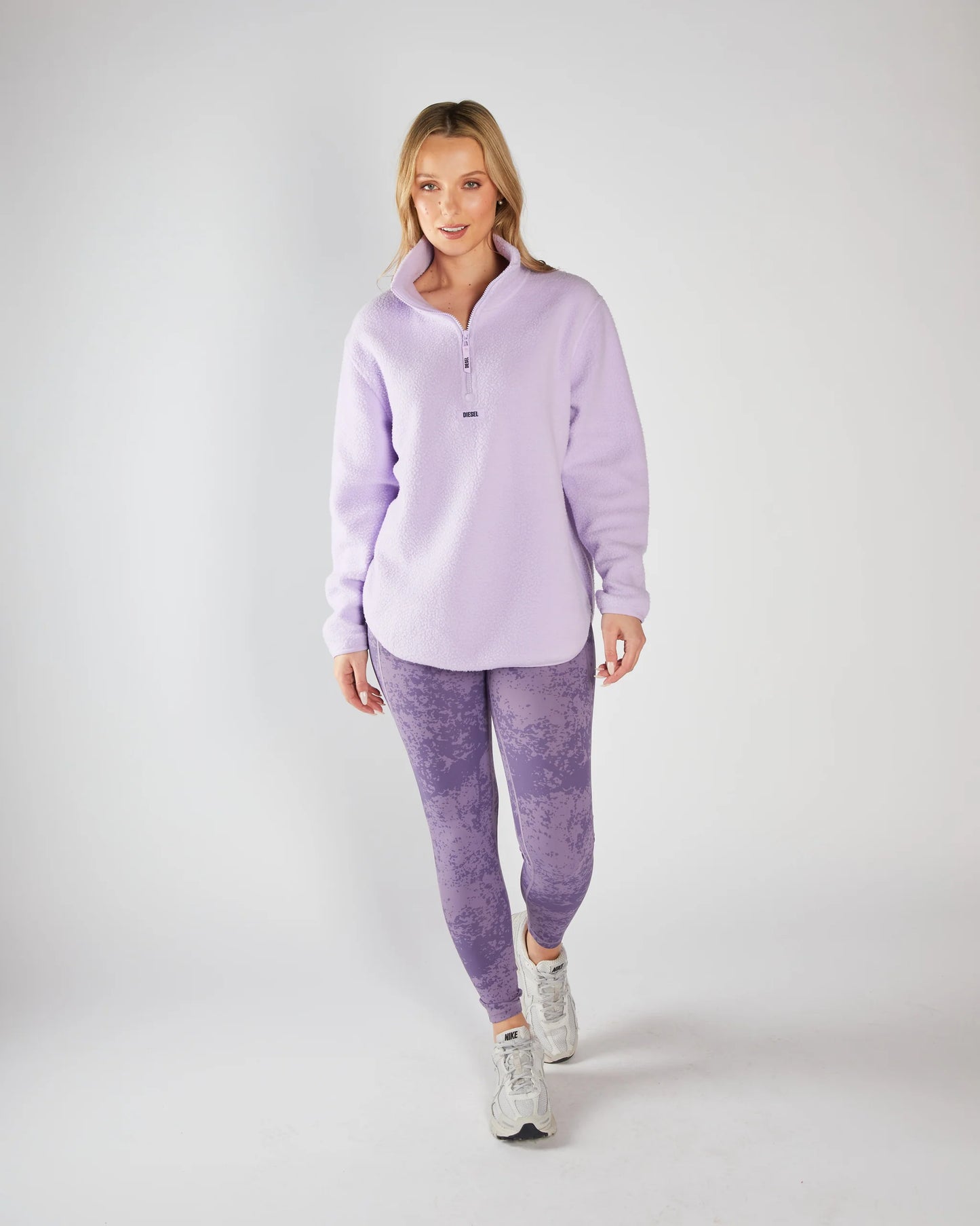 Diesel Zara Half Zip- Lilac