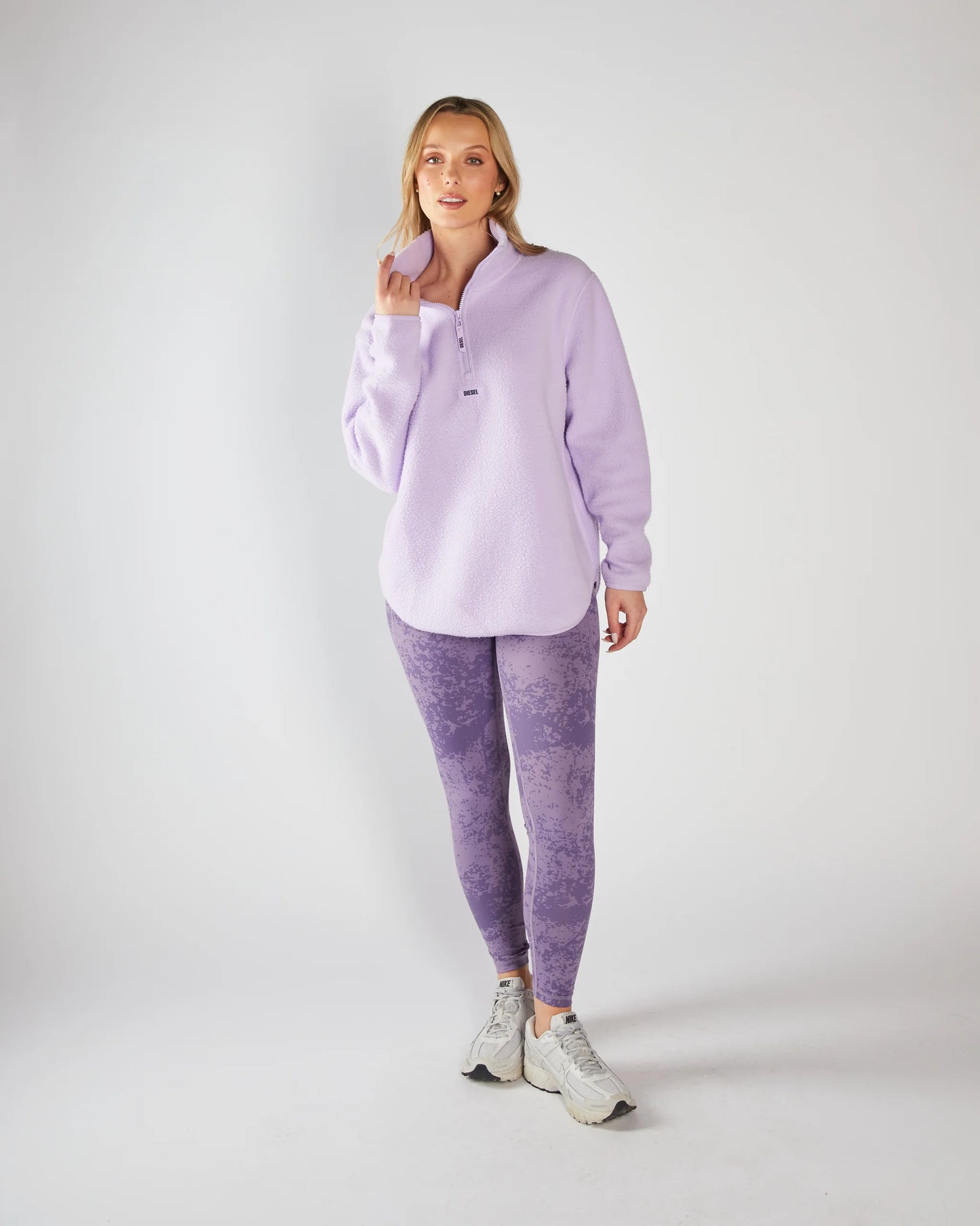 Diesel Zara Half Zip- Lilac