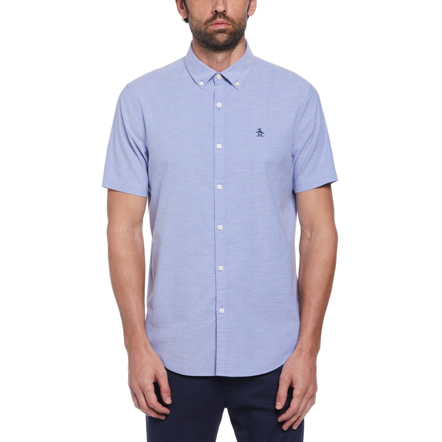 Original Penguin Oxford Button -Down Shirt - Amparo Blue