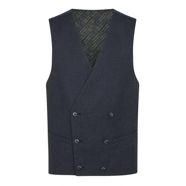 Remus Uomo SB Mario Waistcoat - Navy Marl