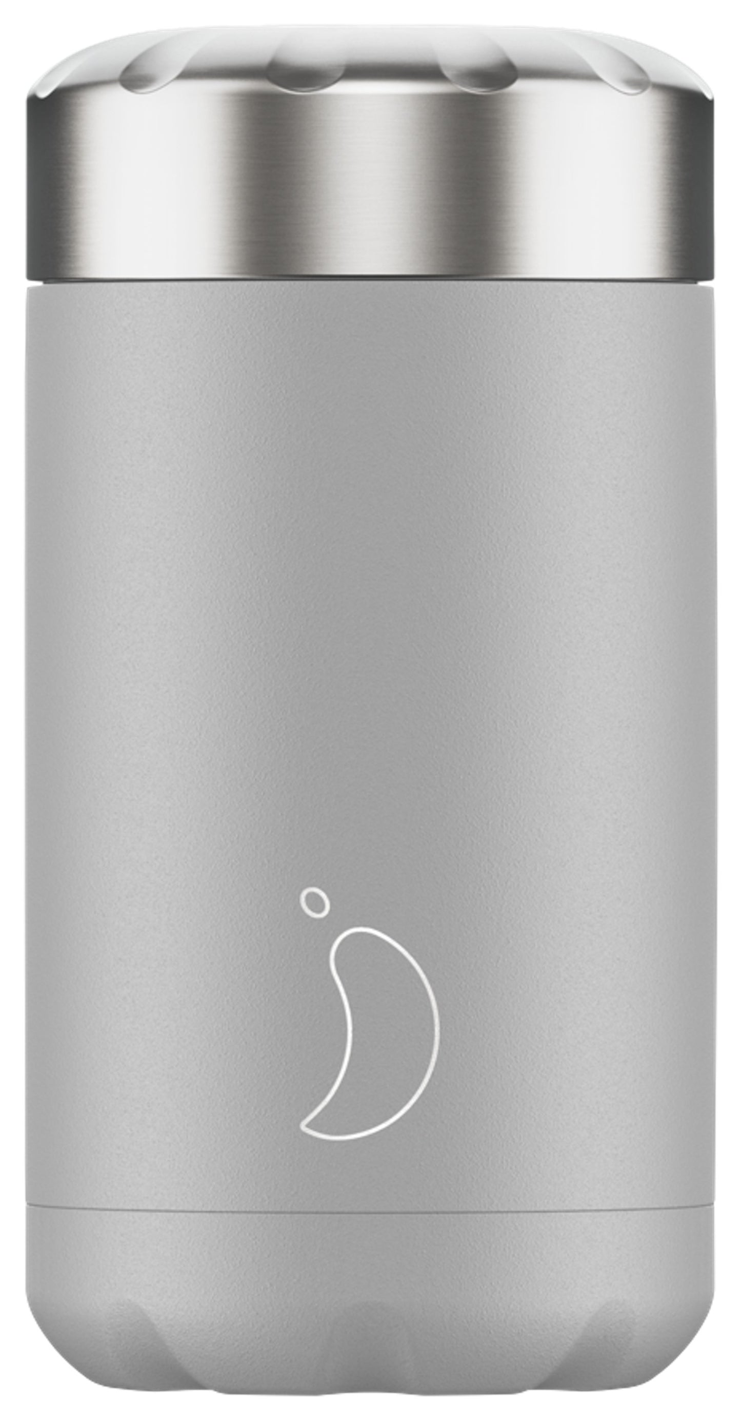 Chilly’s Food Pot 500ml - Monochrome Light Grey