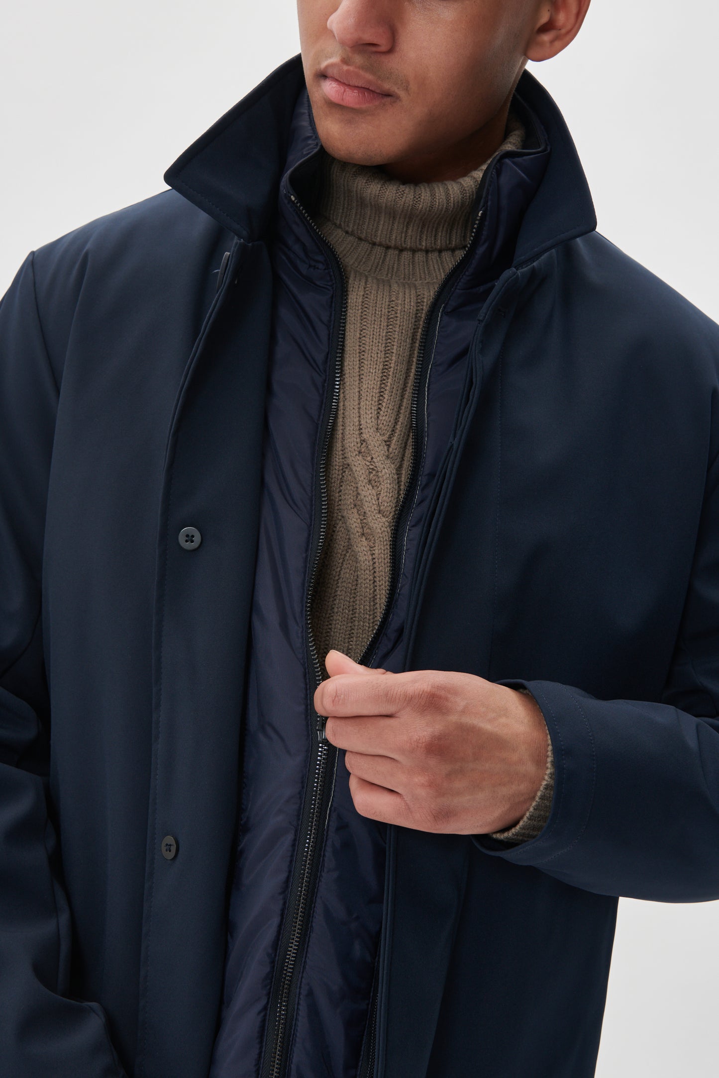Matinique Philman Coat - Navy