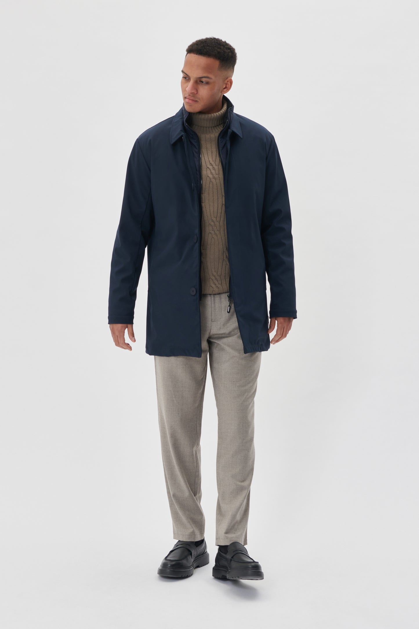 Matinique Philman Coat - Navy
