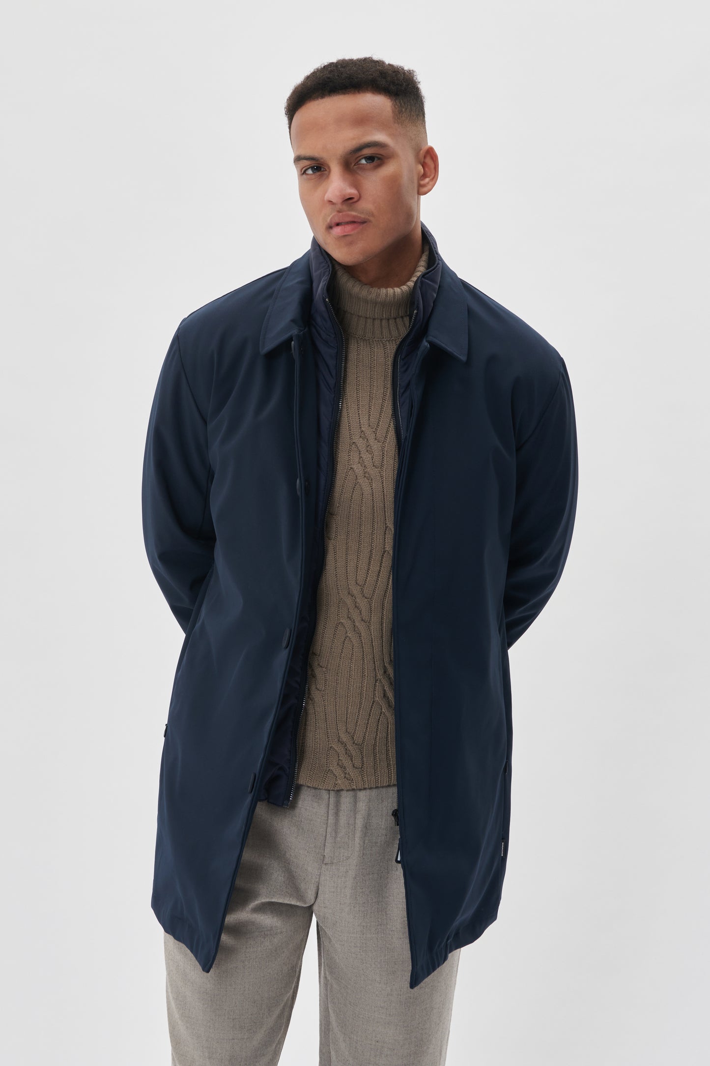 Matinique Philman Coat - Navy