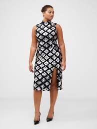French Connection Axel Embellished Midi Dress - Silver