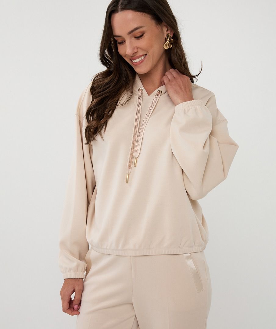 Esqualo Sweater Hoodie - Natural