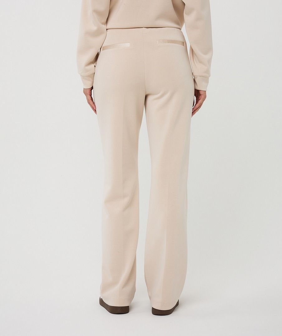 Esqualo Wide Trouser - Natural