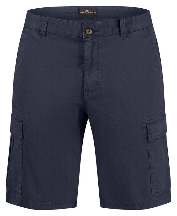 Fynch Hatton Bermuda Cargo Shorts - Dark Navy