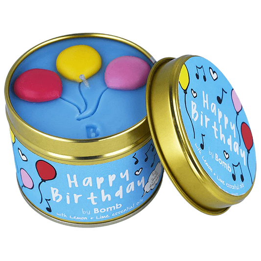 Bomb Cosmetics Happy Birthday Tin Candle