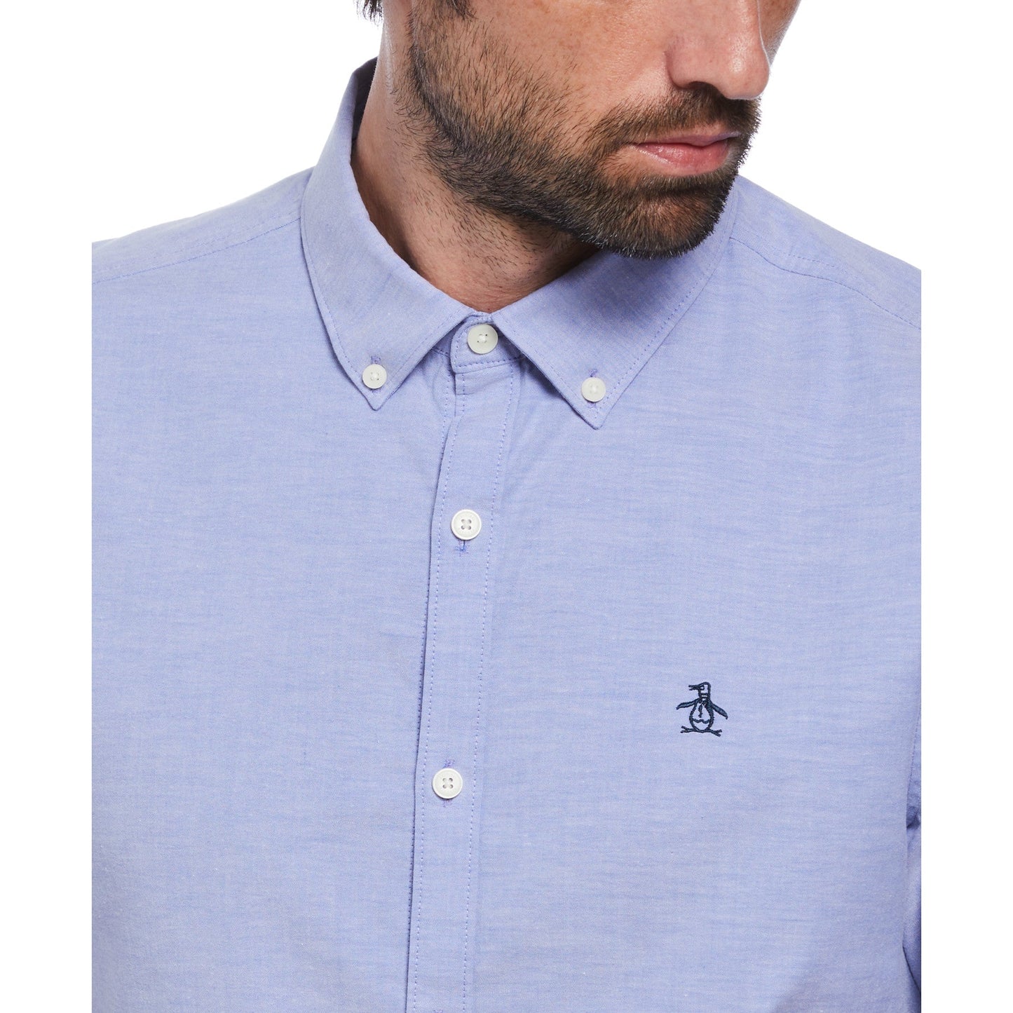 Original Penguin Oxford Button -Down Shirt - Amparo Blue