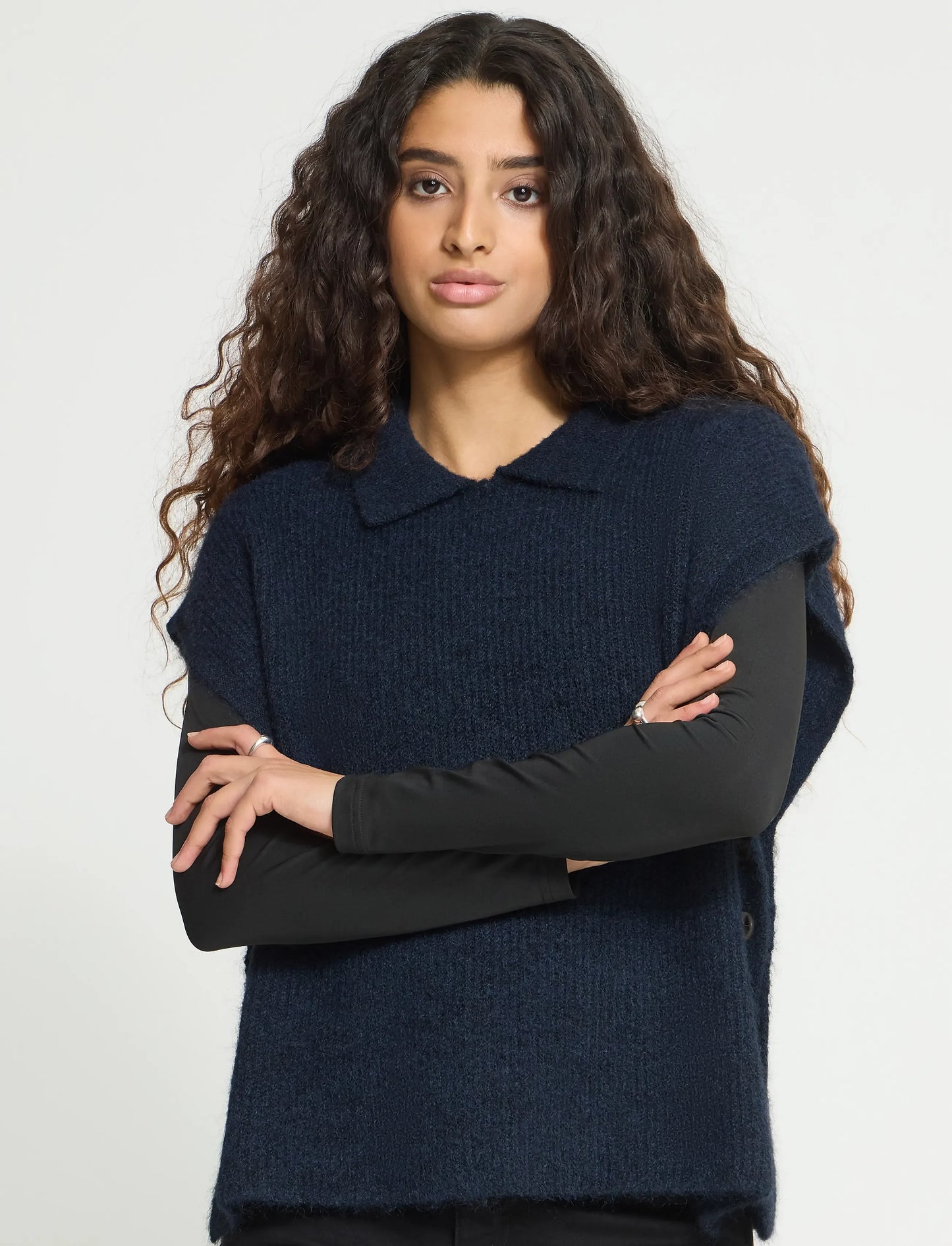 ICHI IHaylva Knit - Navy