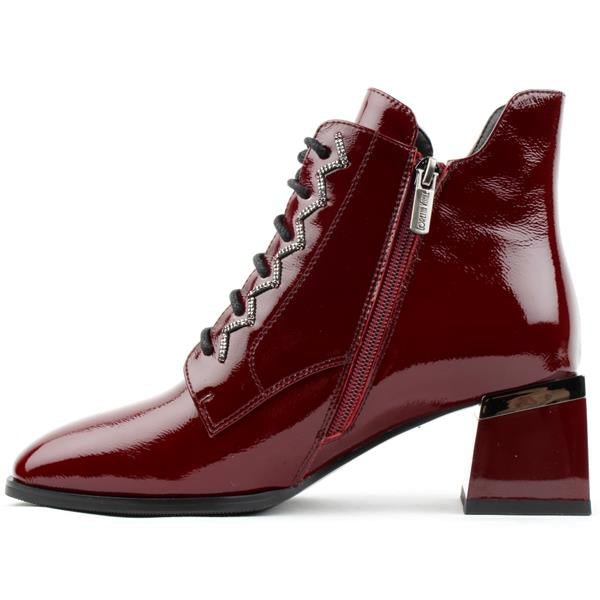 Loretta Vitale Ankle Boot - Burgundy