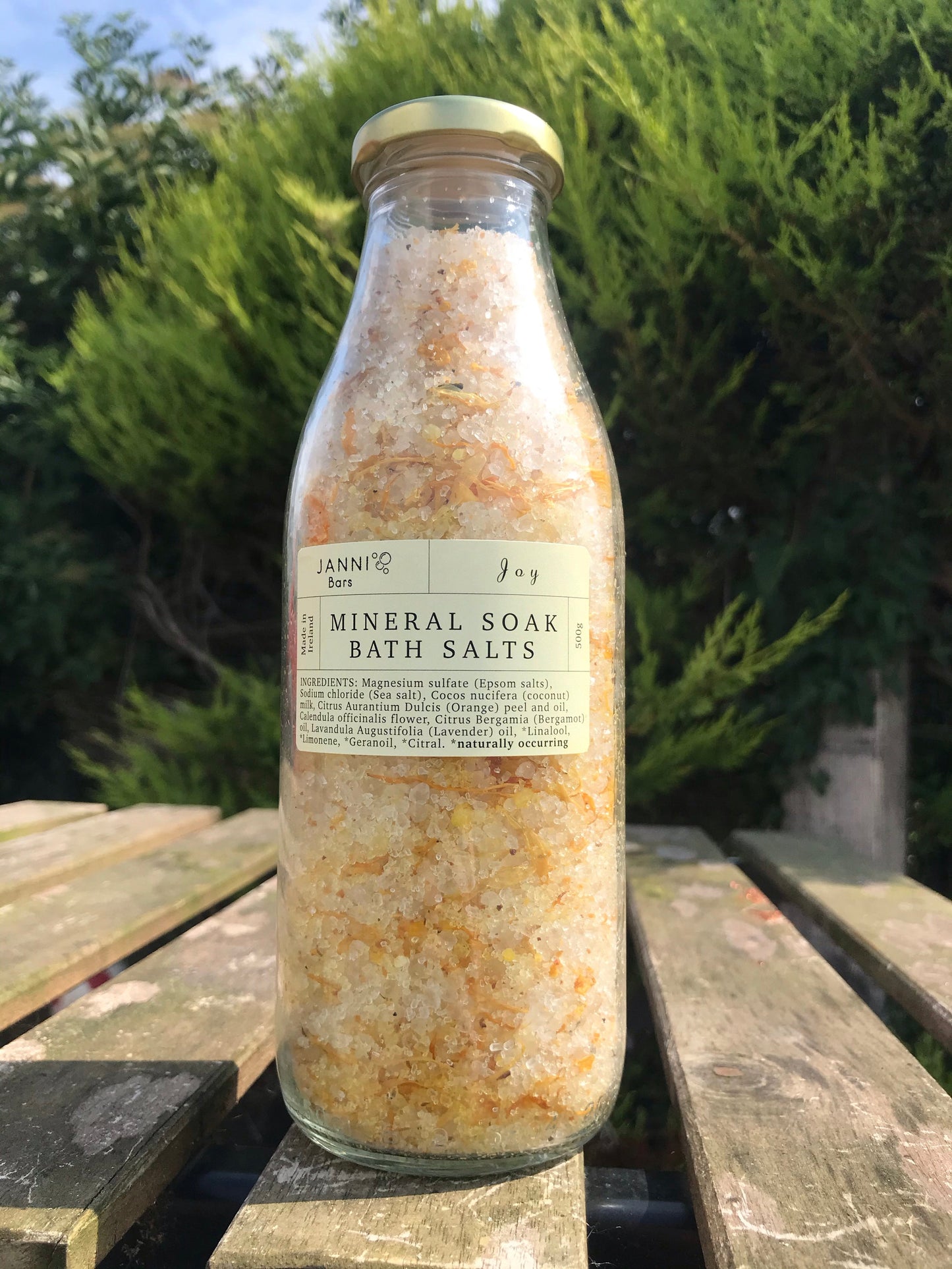 Janni Bars Mineral Soak Bath Salts - Joy