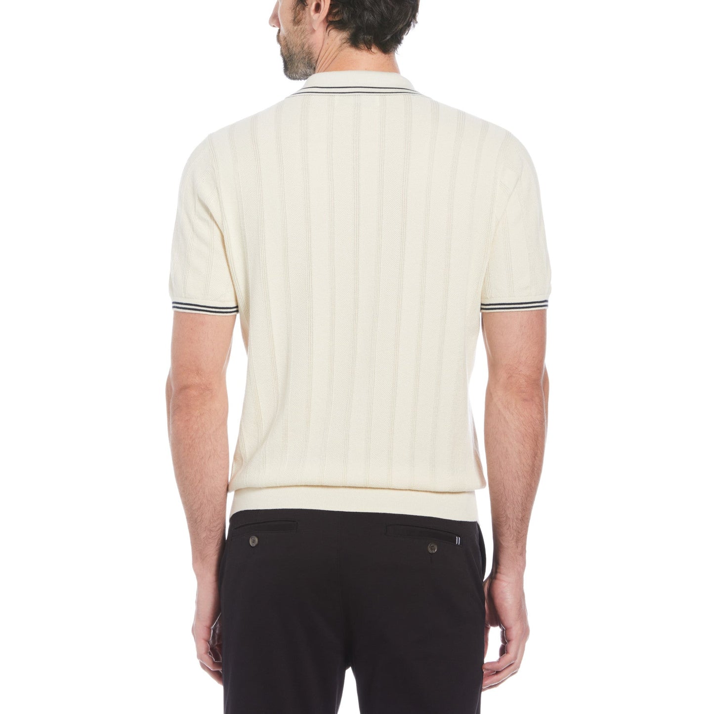 Original Penguin Knit Polo Shirt- Birch