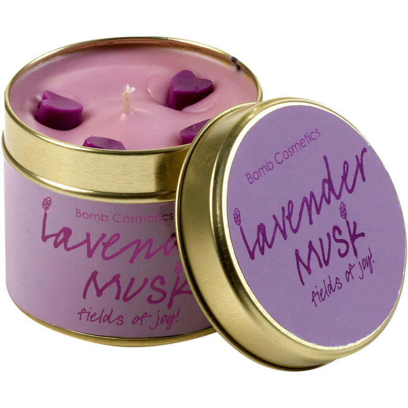 Bomb Cosmetics Lavender Musk Tin Candle