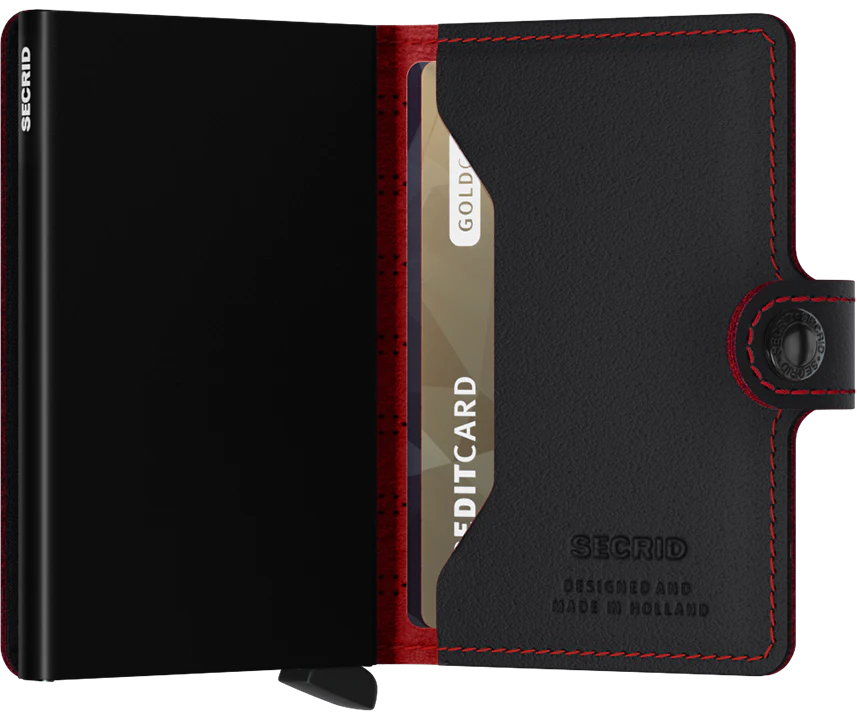 Secrid Miniwallet - Fuel Black/Red